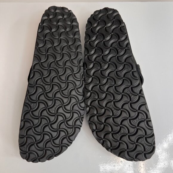 Birkenstock Sandal Women 9 Leather Flat Slide Clog Strap Boston Party Core Ni - Picture 8 of 9